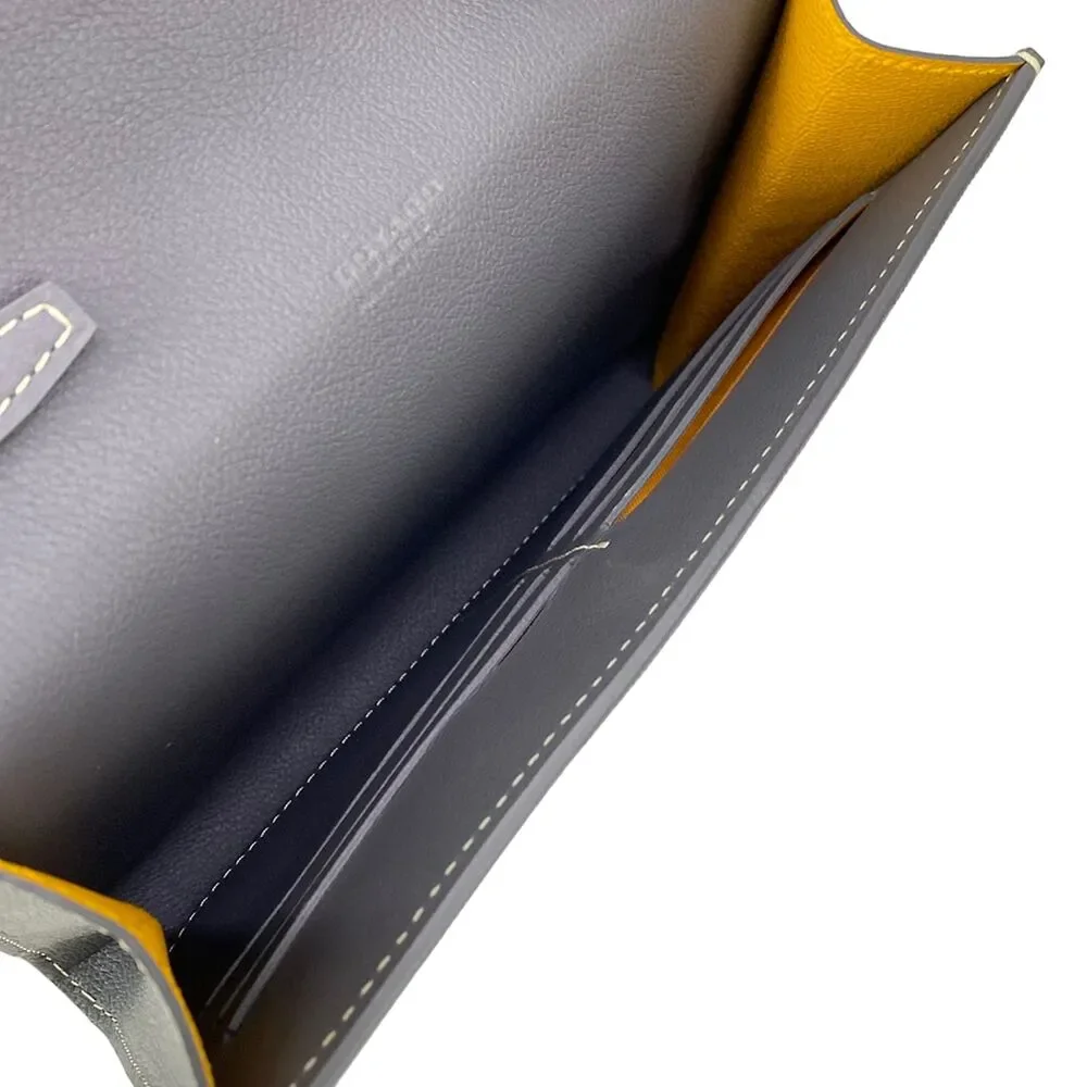 Goyard Chypre Shoulder Bag Coated Canvas Leather